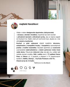 Foto sihtkohas Jáchymov asuva majutusasutuse Design Apartmán Jáchymovská - Rezidence K Lanovce galeriist