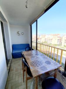 Balkón alebo terasa v ubytovaní Appartement vue mer Le Barcarès