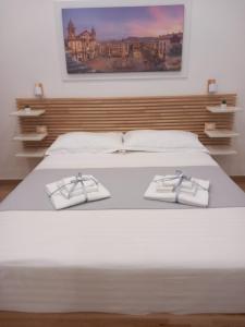 Postel nebo postele na pokoji v ubytování B&B Central Station