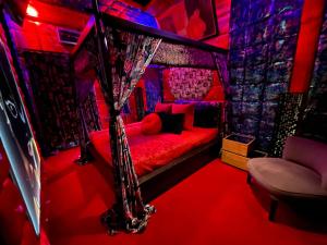Posteľ alebo postele v izbe v ubytovaní Priamos Hotel Erato