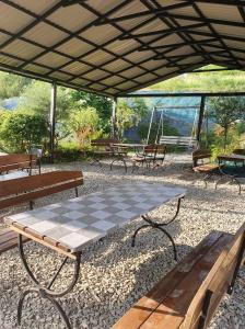 Κήπος έξω από το Domek Stella całoroczny