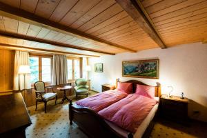 Katil atau katil-katil dalam bilik di Hotel Brienzerburli