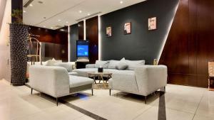 Posezení v ubytování Twins Boutique Hotel