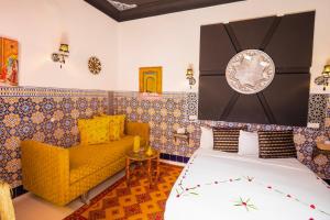 Posezení v ubytování Riad Nouceiba Marrakech