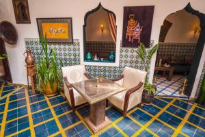 Posezení v ubytování Riad Nouceiba Marrakech