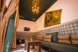 Posezení v ubytování Riad Nouceiba Marrakech