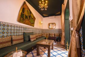 Posezení v ubytování Riad Nouceiba Marrakech