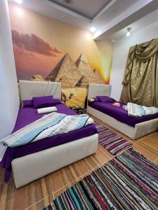 Krevet ili kreveti u jedinici u okviru objekta Jana pyramids view in 3