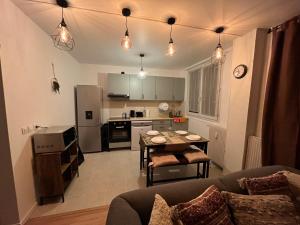 Dapur atau dapur kecil di chambre privée tout confort