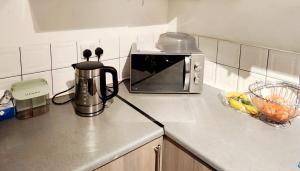 Køkken eller tekøkken på Luxury King-size Rm