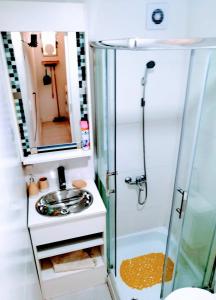 Koupelna v ubytování Lugar soñado