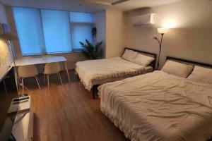 Una cama o camas en una habitación de Gangnam House#good price#Luxury#Confort#Best location