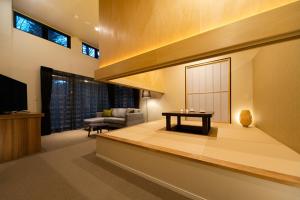 Posezení v ubytování Karuizawa Hotel Longing House