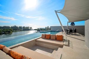 Balkón nebo terasa v ubytování Angsana Oceanview Residences by Banyan Living