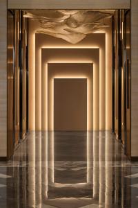an image of a hallway with columns and water at InterContinental Taichung by IHG in Taichung