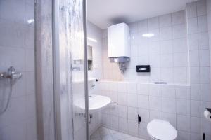 Koupelna v ubytování Hotel Lengenfelder Hof