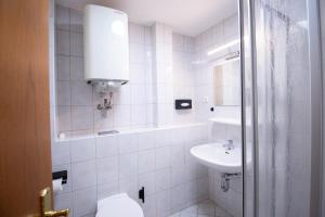 Koupelna v ubytování Hotel Lengenfelder Hof