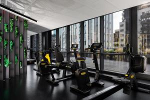 The fitness centre and/or fitness facilities at Pullman Tbilisi Axis Towers