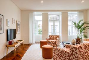 Μια τηλεόραση ή/και κέντρο ψυχαγωγίας στο Vila Catarina Luxury Apartments