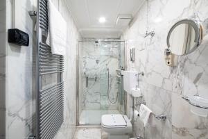 Koupelna v ubytování Phi Hotel Principe