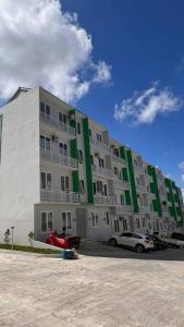 Bygningen som lejligheden ligger i