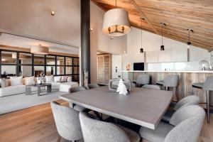 Χώρος καθιστικού στο Antarès NAOS 302 - luxury apartment ski inski out