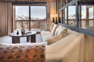 Χώρος καθιστικού στο Antarès NAOS 302 - luxury apartment ski inski out