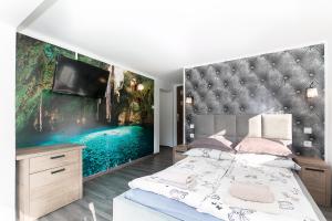 Ein Bett oder Betten in einem Zimmer der Unterkunft Villa Platinum