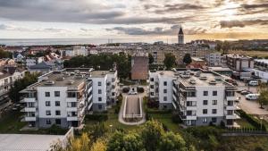 Widok na miasto Władysławowo z tego apartamentu