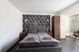 Postel nebo postele na pokoji v ubytování Villa Platinum + 34 fotografií