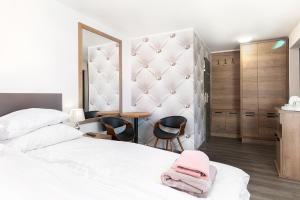 Ein Bett oder Betten in einem Zimmer der Unterkunft Villa Platinum