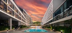 Πισίνα στο ή κοντά στο 三亚亚龙湾鑫亚酒店