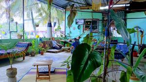 Mountain View Homestay的休息区
