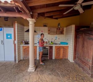 Kuchyňa alebo kuchynka v ubytovaní Duque Nest Hostel