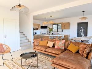 Χώρος καθιστικού στο Villa Aurélor - Grande villa 3 chambres à La Saline les Bains