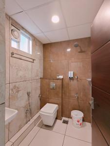 Koupelna v ubytování Nest Residency
