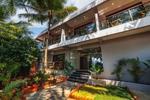 Zahrada ubytování Om Shanti Beach Stay Patnem