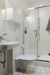 Koupelna v ubytování Hotel Dom Marynarza