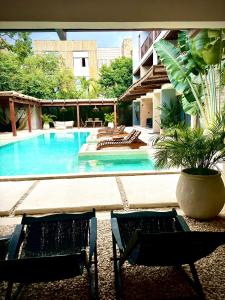 Πισίνα στο ή κοντά στο The Palm Penthouse