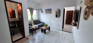 Χώρος καθιστικού στο Casa Xodozinho