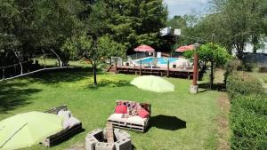 Zahrada ubytování Cabañas La Herradura