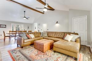 a living room with a couch and a table at Home Less Than 2 Mi to Mtn Greens Golf, Massanutten Ski! in McGaheysville