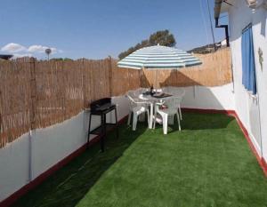 Αίθριο ή υπαίθριος χώρος στο Apartamentos de Salvadora I y II