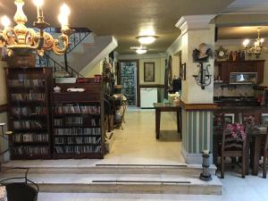 Knihovna v bed and breakfast