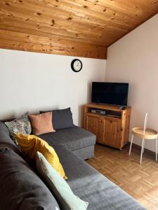TV a/nebo společenská místnost v ubytování Voldersberghof