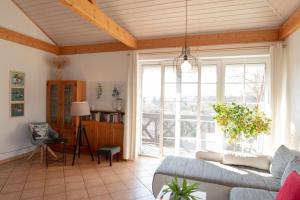 Χώρος καθιστικού στο Ferienwohnung Fürst