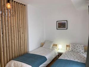 Postel nebo postele na pokoji v ubytování Casa de la peña