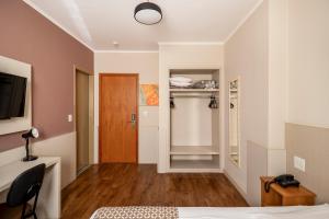 Kuchyň nebo kuchyňský kout v ubytování Hotel Cisne
