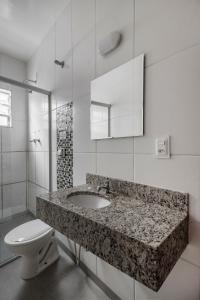 Koupelna v ubytování Hotel Cisne