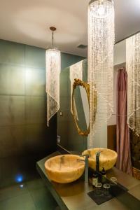 Koupelna v ubytování Abalú Design Boutique Hotel Gran Via